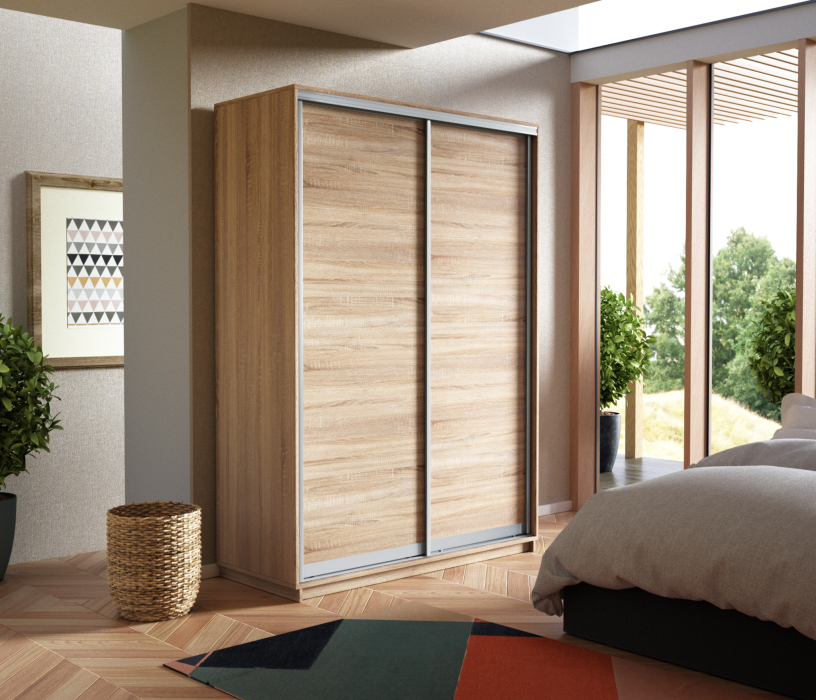 Шкафы-купе, Шкаф-купе Экспресс Элемент дуо 2200 x 1400 x 600