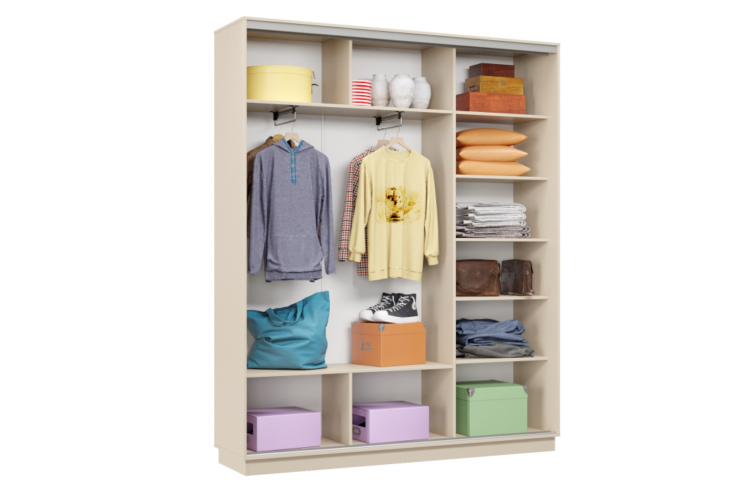 Шкафы-купе 3-х дверные, Шкаф-купе Премьер Лайт 21 (08;08;08) трехдверный