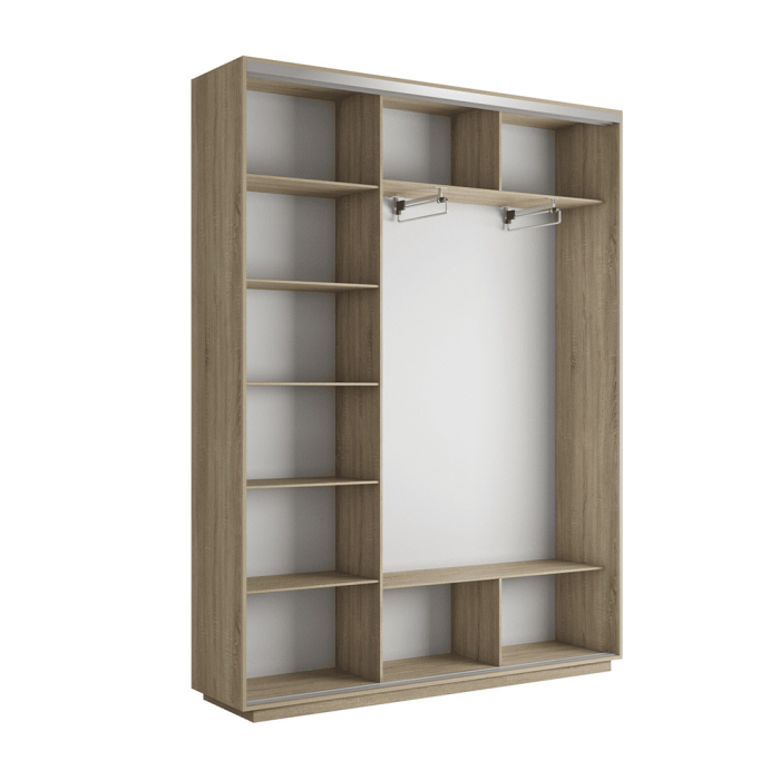 Шкафы-купе 3-х дверные, Шкаф-купе Экспресс 3-х дверный Фотопечать Калейдоскоп Стекла 210х45х220