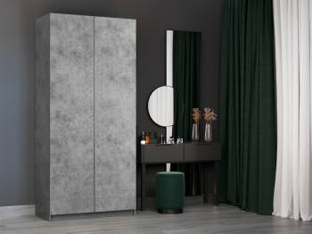 Шкаф распашной Локер 2-х дверный с полками