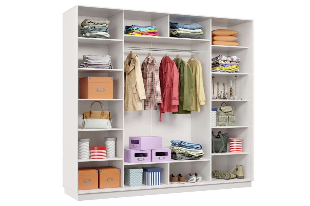 Шкафы-купе 3-х дверные, Шкаф-купе Премьер 60 (11ЗГ;11ЗГ;11ЗГ) фасады зеркало графит/трёхдверный/Профиль чёрный муар