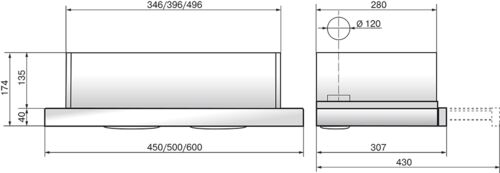 Кухонная вытяжка ELIKOR Интегра 45П-400-В2Л
