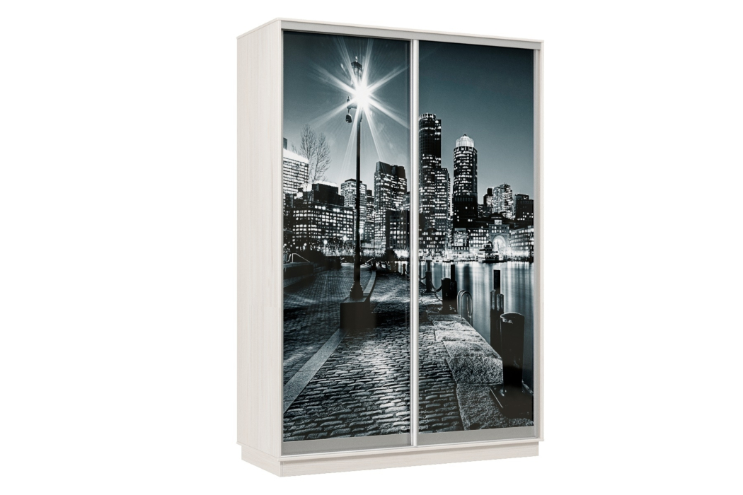 Шкафы-купе, Шкаф-купе Премьер Лайт 04 Мини Ф-1356 двухдверный