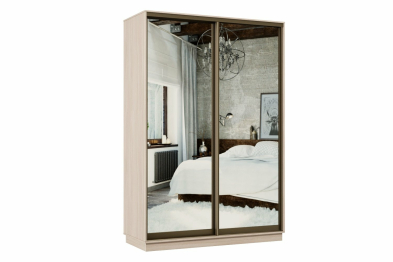 Шкаф-купе Премьер 04 ясень шимо светлый