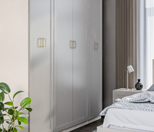 Спальня Ассоль (шкаф 4х дверный, кровать с подъемным механизмом, тумба)