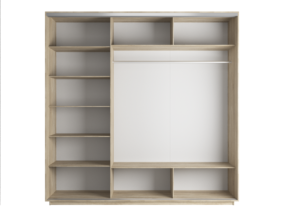 Шкафы-купе, Шкаф-купе Экспресс 1015, 180х60х220