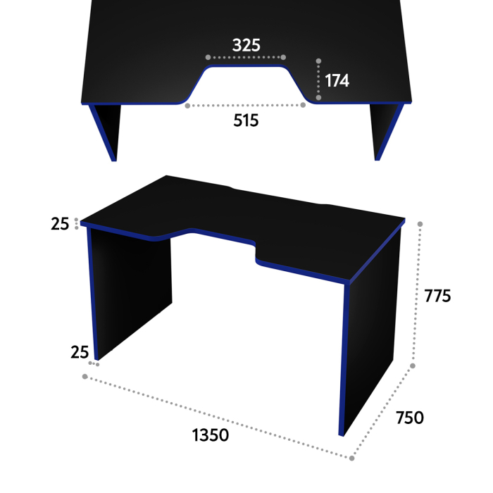 Компьютерные столы, Геймерский стол С-240