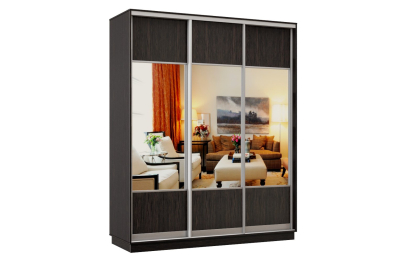 Шкаф-купе Премьер Лайт 41 (05;05;05) трехдверный