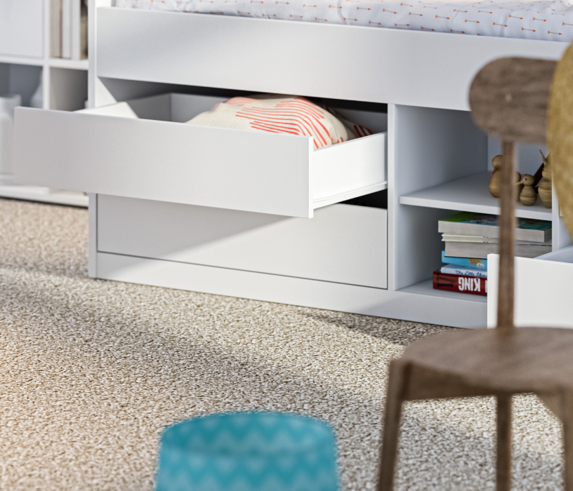 Кровати одноярусные, Терра СБ-3131 Кровать Белый + основание в подарок!