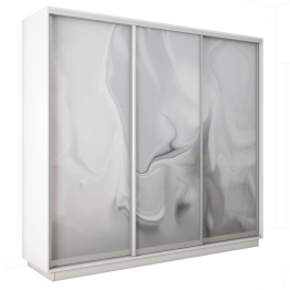 Шкаф-купе Экспресс 3-х дверный Фотопечать Шелк Стекла 210х60х240