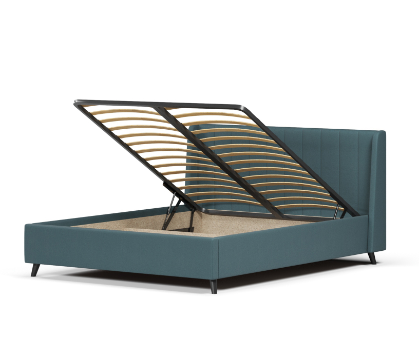 Мягкая кровать, Кровать Милла 180, велюр