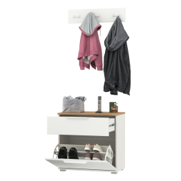 Тумба для обуви с вешалкой для верхней одежды Октава.
