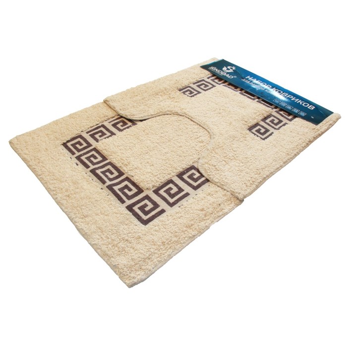 Ковры, Набор из 2 хлоп. ковр с печат рис SINDBAD 50х80х0,8см