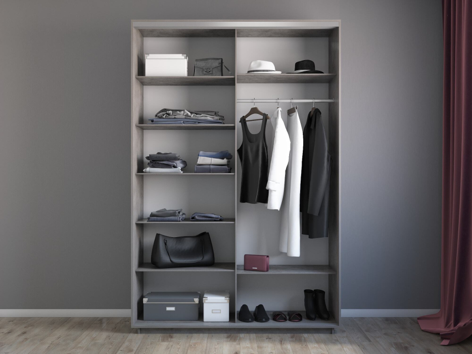 Шкафы-купе 2-х дверные, Шкаф-купе Экспресс 2-х дверный Фотопечать Шелк Стекла 120х60х240