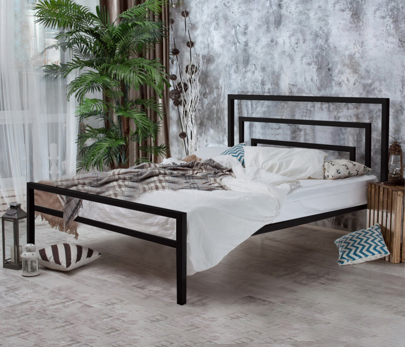 Кровати более 180 см, Металлическая кровать Атланта 1.8