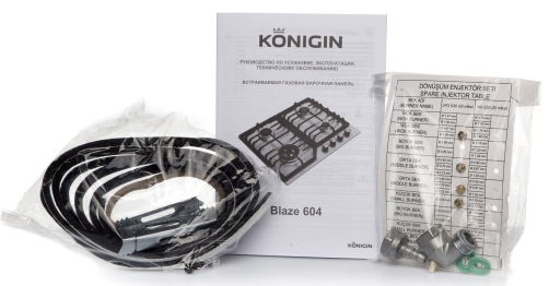 Газовая варочная панель Konigin Blaze 604 Эмаль