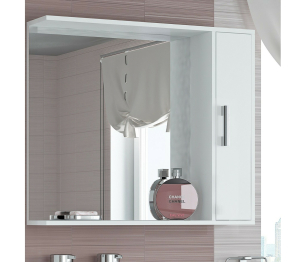 Шкаф-зеркало  Francesca Avanti Eco 60 белый правый