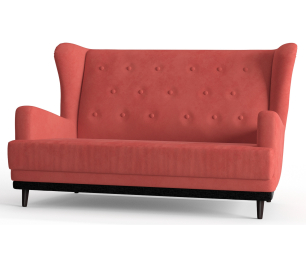 Диван прямой Барон Люкс, Велюр