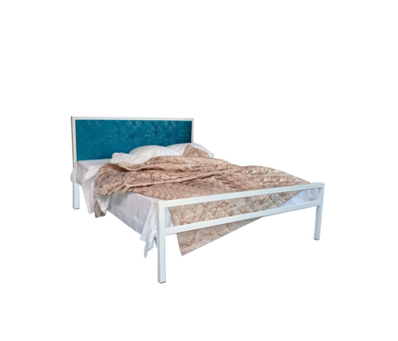 Кровати 160х200, Кровать в стиле лофт Лоренцо 1.6 (Белый)