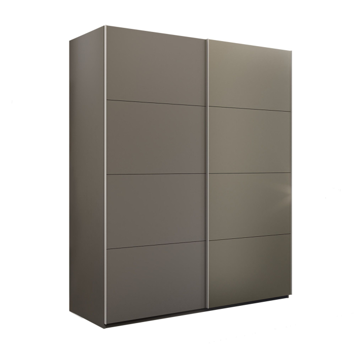Шкафы-купе 2-х дверные, Шкаф-купе Эста 2-х дверный ДСП/Стекла хаки/Доводчик 200х66х240