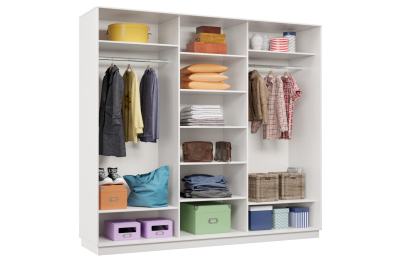 Шкаф-купе Премьер Лайт 56 (01;01;01) трехдверный