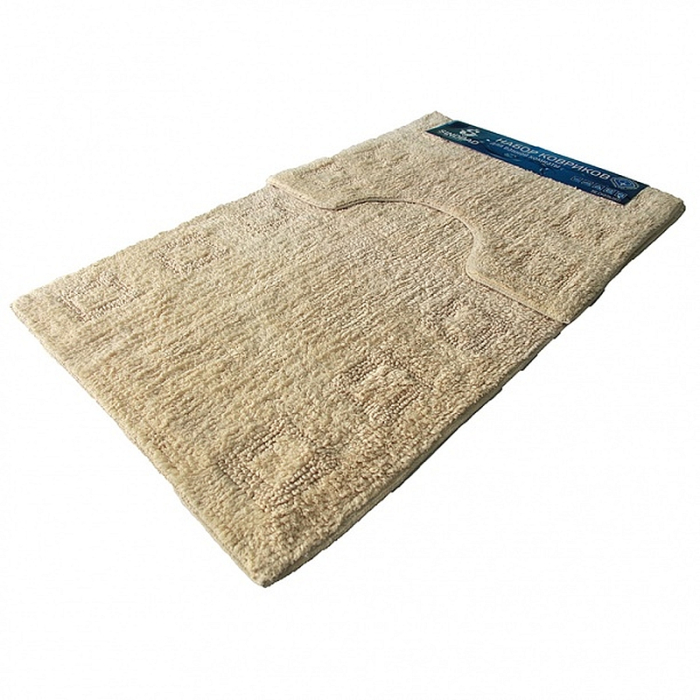 Ковры, Набор из 2 хлоп. ковр c глад. ворс SINDBAD 50х50