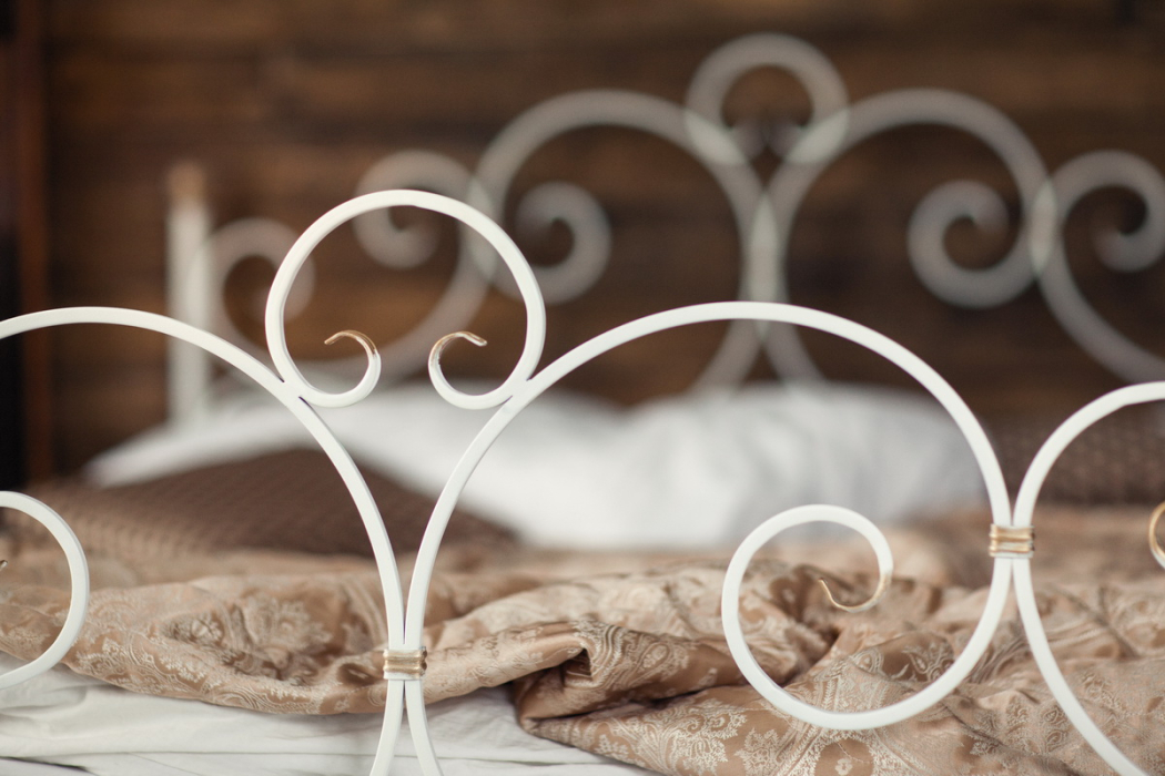 Кованые кровати, Кованая кровать Флоренция 1.6 с двумя спинками