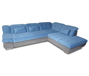 Угловой диван-кровать Лостон, Правый велюр