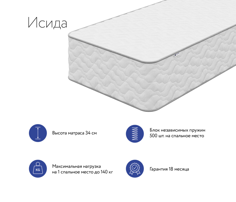 Другие размеры, Матрас DreamLine Исида 1600x1900