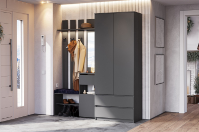 Вешалка с зеркалом Денвер