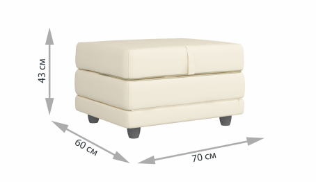 Пуф-кровать Арти МИНИ коричневый