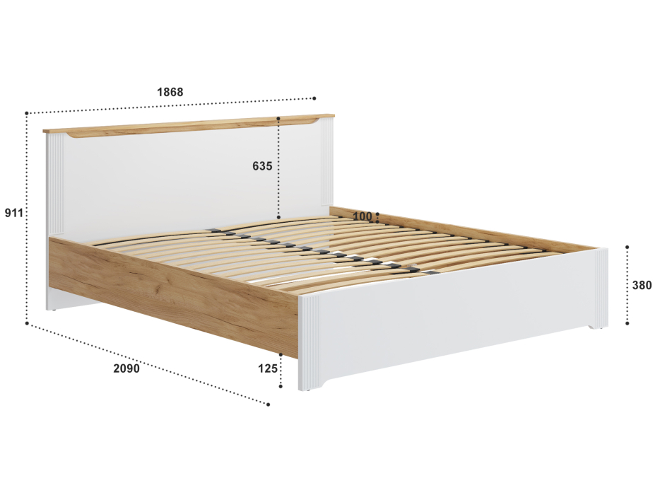 Кровати 180х200, Кровать Эмилия ЭЛ-31