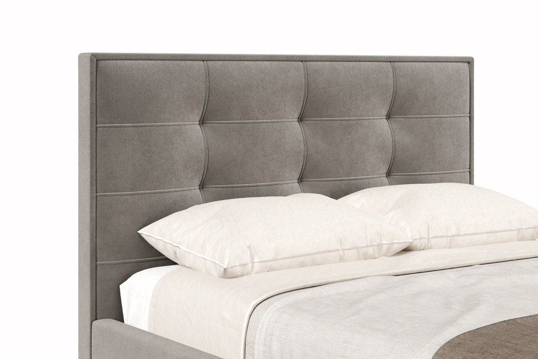 Мягкая кровать, Кровать Римини 1400 с подъёмным механизмом, велюр