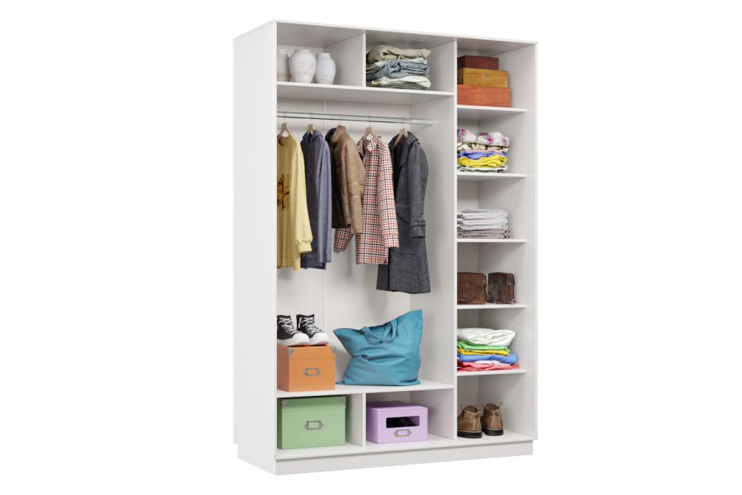 Шкафы-купе, Шкаф-купе Премьер Лайт 12 (02;01) двухдверный