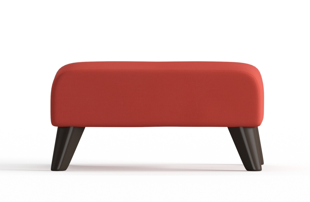 Пуф в прихожую, Пуф Барон на ножках, велюр