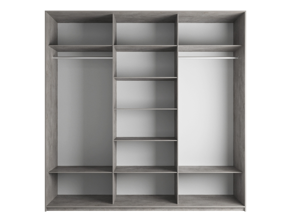 Шкафы-купе 3-х дверные, Шкаф-купе Эста Зеркало+Зеркало+Зеркало 300х66х240