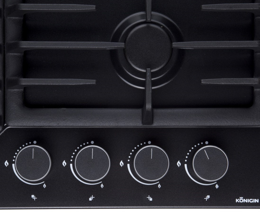 Встраиваемые варочные панели, Газовая варочная панель Konigin Blaze 604 Эмаль