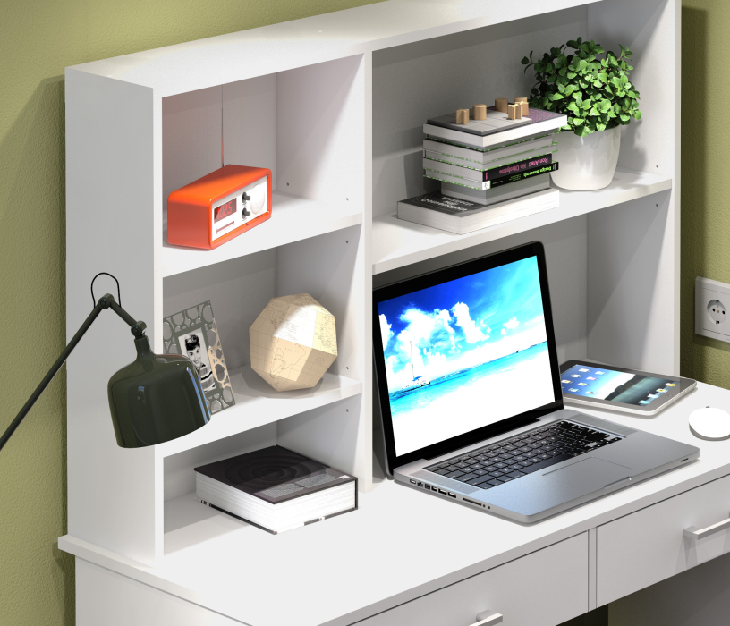 Прямые компьютерные столы, Стол Терра СБ-3213 Белый