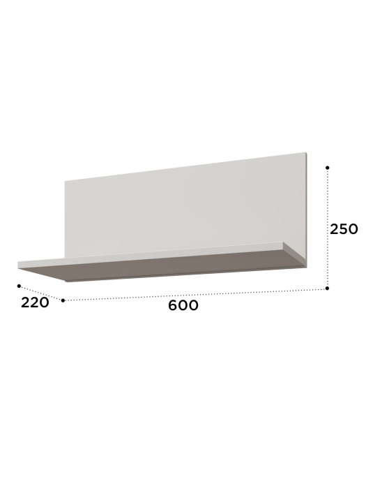 Настенные полки, Полка Эмилия ЭЛ-8