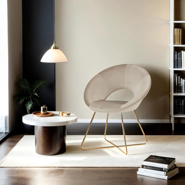 Стулья, Комплект стульев Refuge, золотой (Комплект 4 шт)