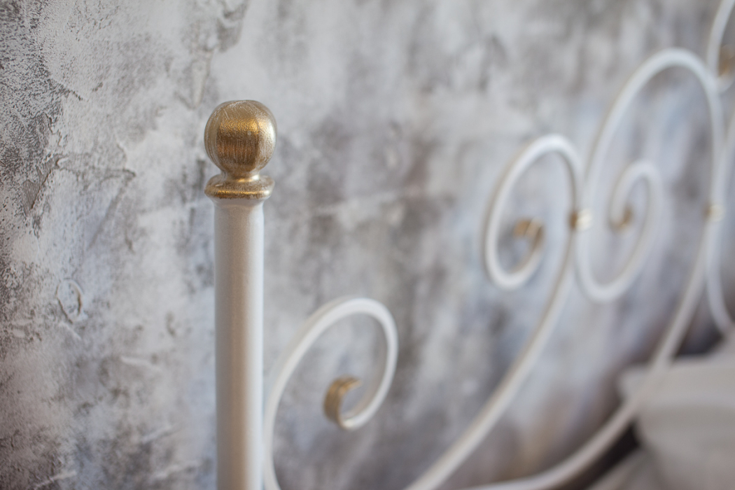 Кованые кровати, Кованая кровать Флоренция 1.6 с двумя спинками