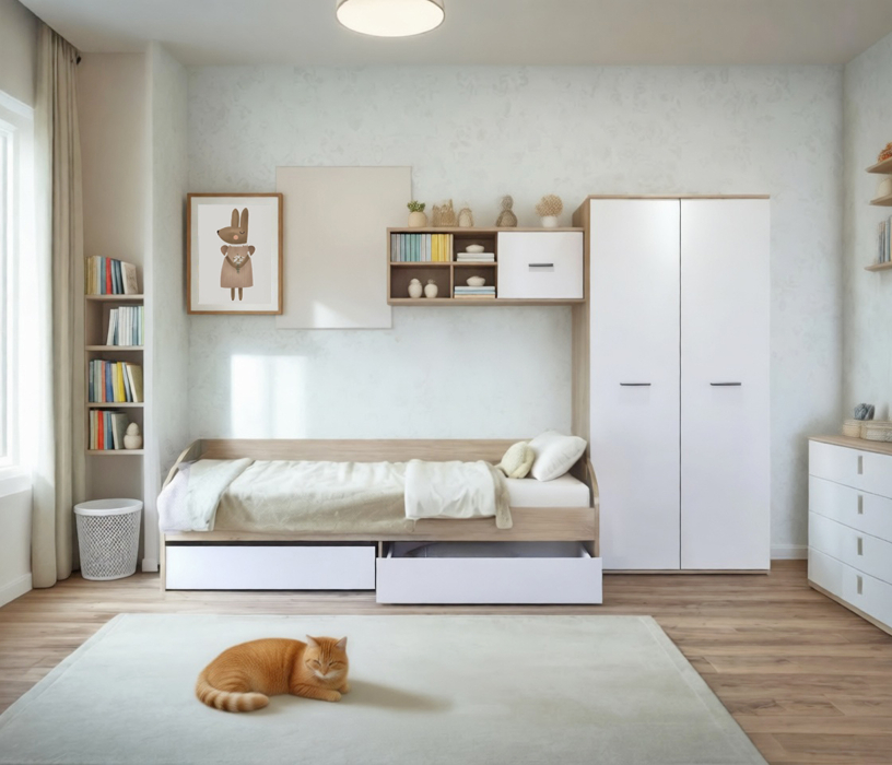 Для одежды, Шкаф 2-х дверный Мамбо СБ-2371