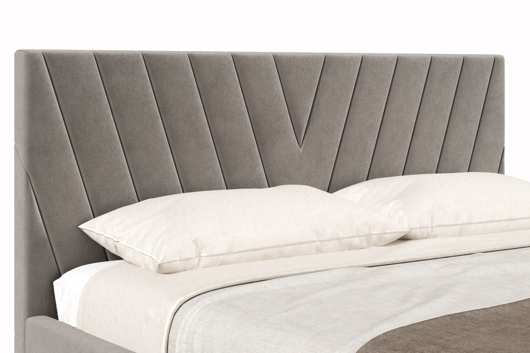 Мягкая кровать, Кровать Палермо 1800, велюр