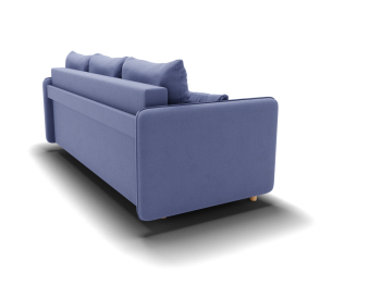 Прямой диван Санти,еврокнижка,велюр