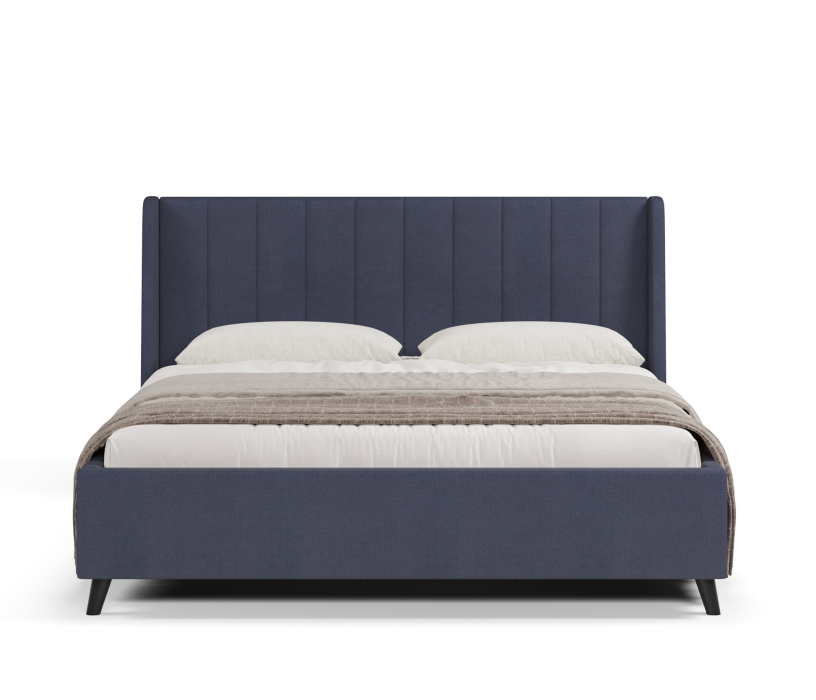 Мягкая кровать, Кровать Милла 140, велюр