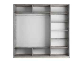 Шкаф-купе Прайм 3-х дверный Стекла хаки/ДСП/Доводчики 180х57х230