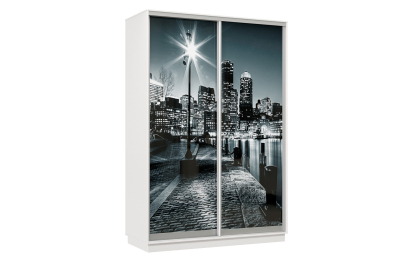 Шкаф-купе Премьер Лайт 04 Ф-1356 двухдверный