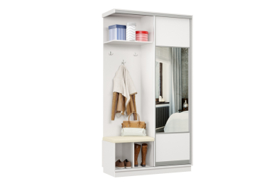 Прихожая Премьер 02 Лайт 05 Левая Мягкая