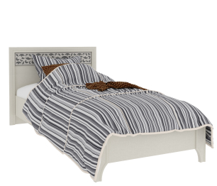 Кровать Кр-06 (серебро), спальное место 900*2000