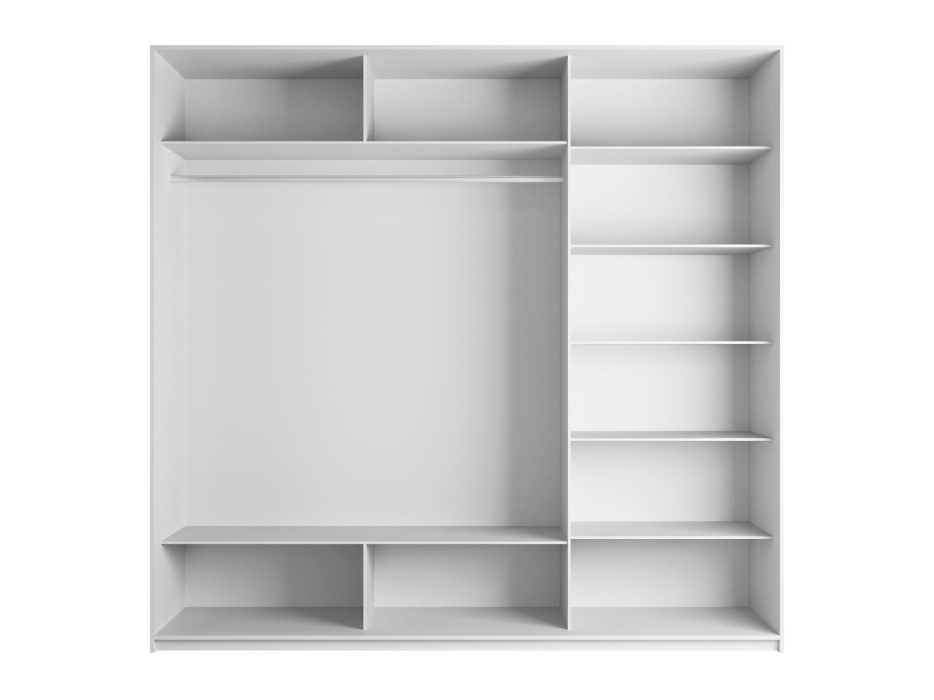 Шкафы-купе 3-х дверные, Шкаф-купе Прайм 3-х дверный Стекла хаки/Доводчики 180х57х230